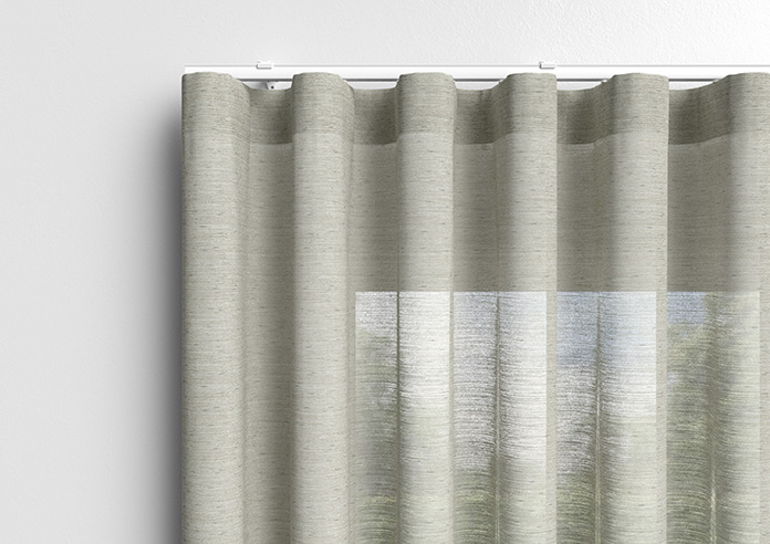 Sahara Voile, Metallic Pearl Grey - Made to Measure Curtains - Image 14